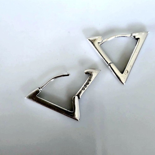 Women's Silver Earrings s925 new, gold-colored