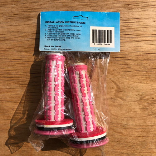 Huffy pink grips for BMX bike new