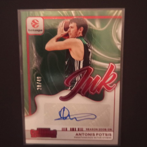 Antonis Fotsis Autograph Euroleague Contenders Card like new