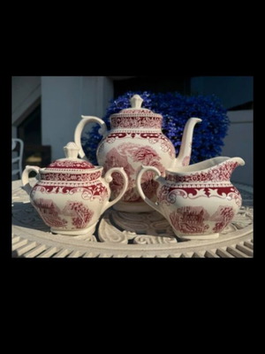 Cambridge Old England Staffordshire Antique Tea Set like new