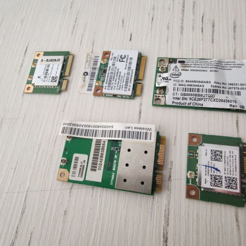 Laptop WiFi cards pack of 5 like new