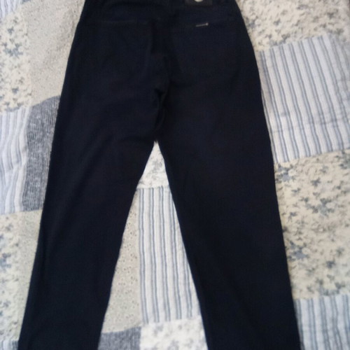 Trussardi men's pants used, dark blue, size 32