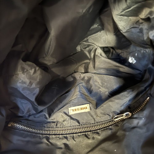 Diesel vintage Y2K 00's nylon tote bag used, khaki