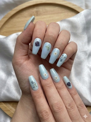 Press On Nails set with application tools, new