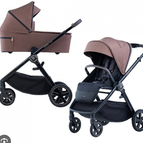 Espiro Only 3-in-1 stroller used with car seat and carrycot