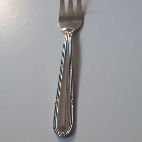 Cake cutlery set used, 12 forks and inox spatula