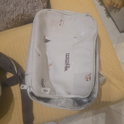 Citron insulated lunch bag and food pouch like new