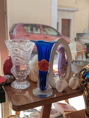 Vintage βάζο σε στυλ Murano, ιταλικής κατασκευής, σαν καινούργιο