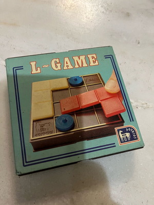 L Game Greek pocket board game new