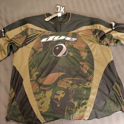 DYE Jersey C10 Liquid olv sports jersey new with protective pads XL