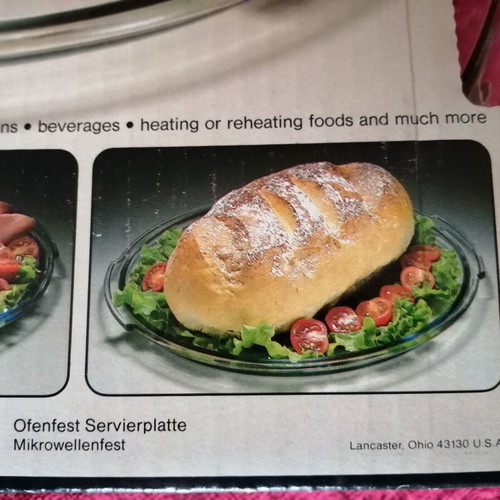 Heat-Resistant Baking and Serving Tray New Made in USA 1990