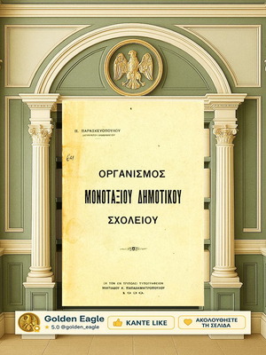 Οργανισμός μονοτάξιου δημοτικού σχολείου σαν καινούργιο