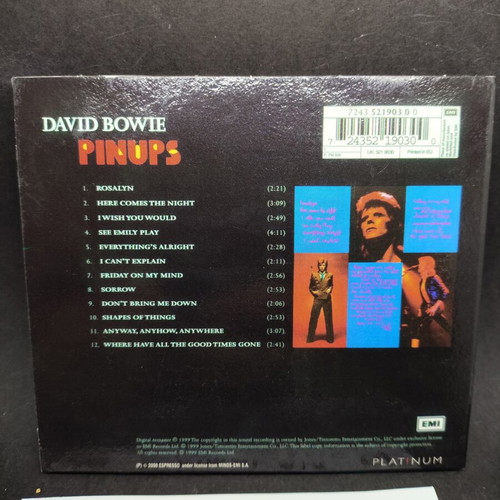 David Bowie Pinups CD 1999 like new, pop