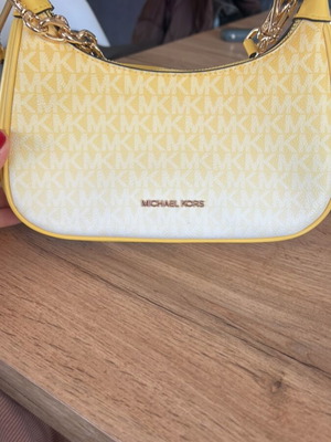 Michael Kors τσάντα χιαστί κίτρινη καινούργια αφόρετη