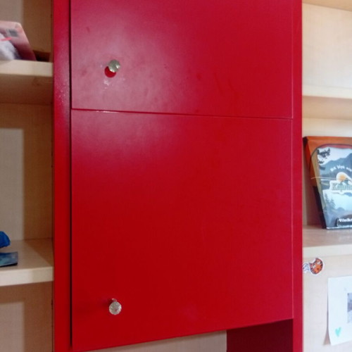Double bookcase used