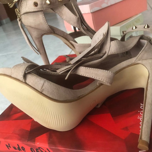 Sedici sandals new, beige, size 38, platform style