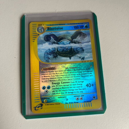 Blastoise 37/165 EX Reverse Holo card used in excellent condition
