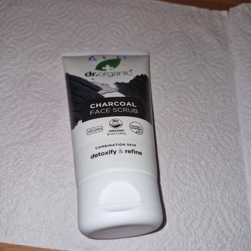Dr Organic Charcoal Face Scrub like new