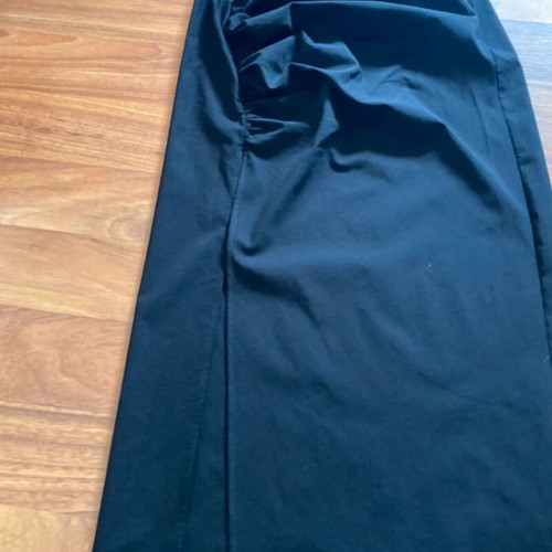 Maxi draped dress Zara new, black, size M