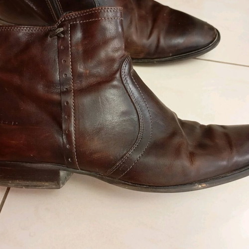 Δερμάτινα μποτάκια Airstep μεταχειρισμένα, καφέ, μέγεθος 45