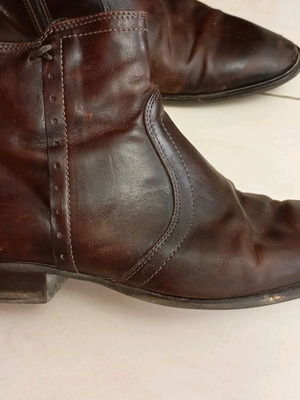 Δερμάτινα μποτάκια Airstep μεταχειρισμένα, καφέ, μέγεθος 45