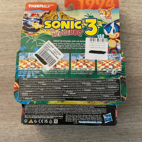 Tiger Electronics Sonic the Hedgehog 3 Electronic LCD Video Game new, sealed