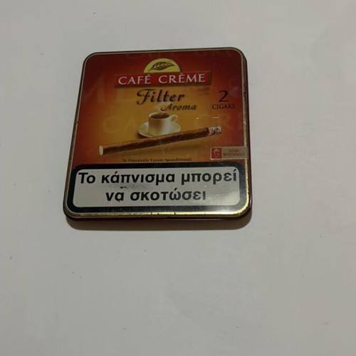 Empty cigar box Cafe crème used