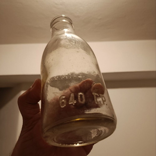 Evga vintage milk bottle, circa 1959