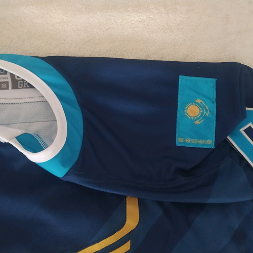 Kazakhstan Hockey Jersey used, authentic, Maxim Pavlenko