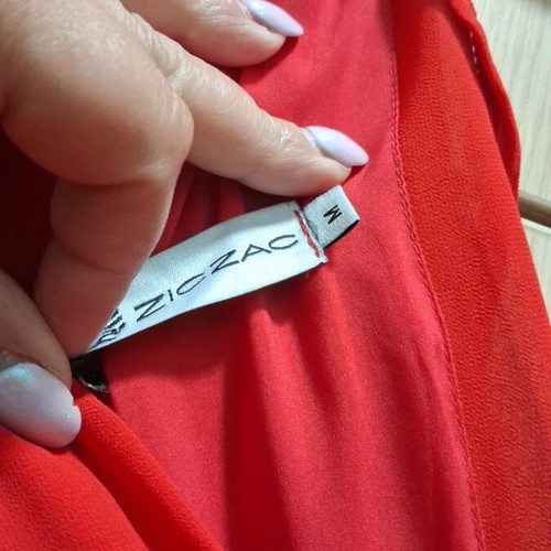 Zic Zac dress new, red, elastic waist, size M
