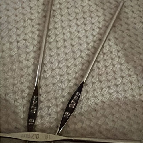 Embroidery needles new, set of 3