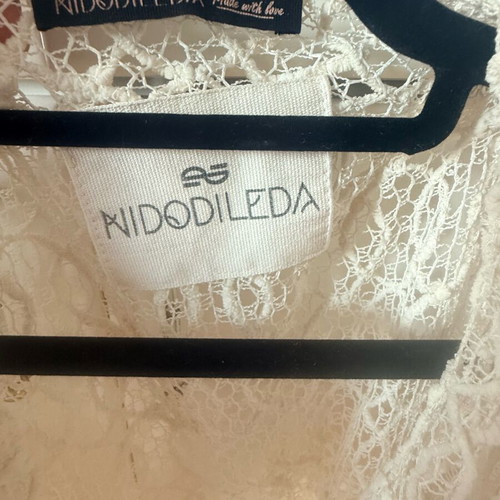 Nidodileda kimono like new, white and beige
