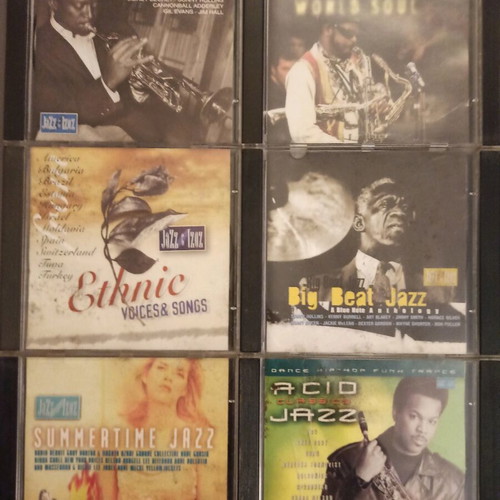 Jazz & Tzaz CDs used, collection of 58 pieces