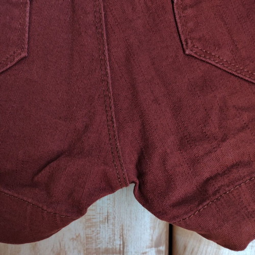 Tally Weijl brick red denim shorts used, size 40