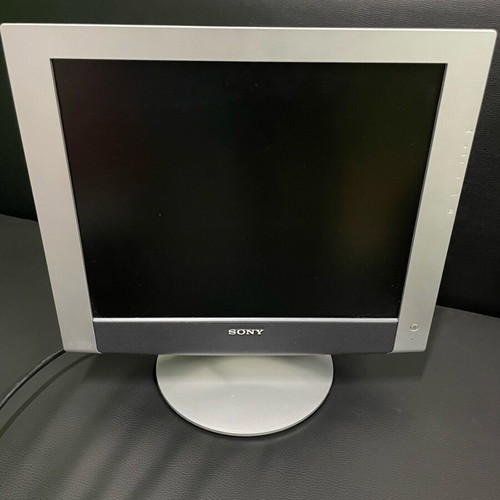 Sony computer monitor 17 inches with built-in speakers and 3 ports like new
