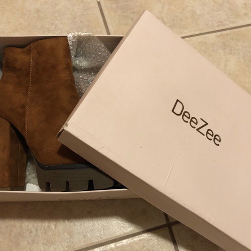 Deezee boots new brown size 39 heel 12 cm