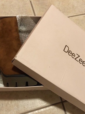 Deezee boots new brown size 39 heel 12 cm
