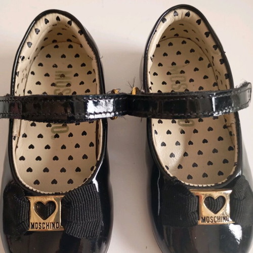 Moschino baby ballerina shoes used size 21