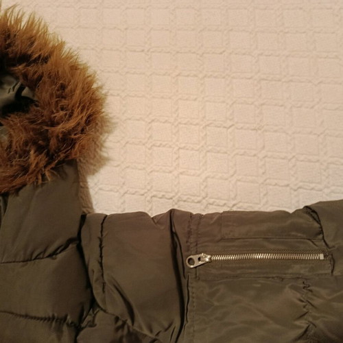 Zara girls' jacket size 10, green khaki, like new