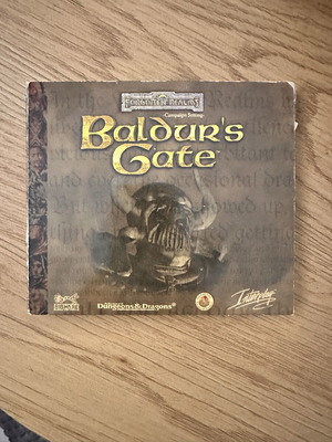 Baldur’s Gate PC game in excellent condition
