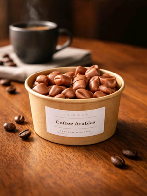 Wax melts 100gr από 100% φυτικό κερί με άρωμα Coffee Arabica