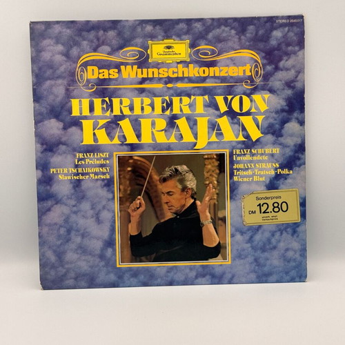Herbert von Karajan Das Wunschkonzert vinyl record used