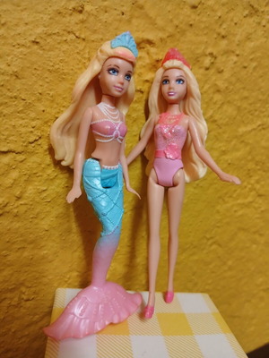 Barbies μίνι κουκλίτσες μεταχειρισμένες, πακέτο 2 τεμαχίων