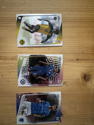 Topps rookie football cards, set of 6