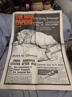 The War Papers μέρος 19 μεταχειρισμένο, εφημερίδα Β' Παγκοσμίου Πολέμου