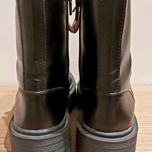 Pull & Bear women's boots new, black size 39 faux leather