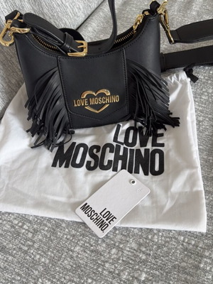 Τσάντα Love Moschino χιαστί μαύρη σαν καινούργιο