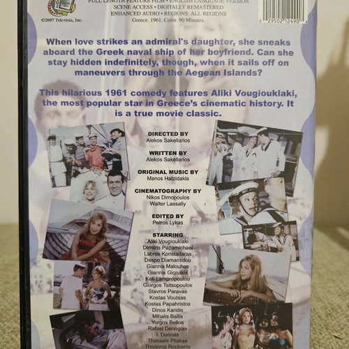 Alice In the Navy DVD used, comedy, dubbed