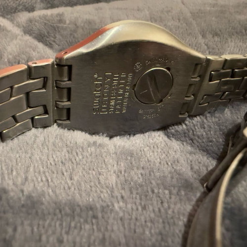 Swatch unisex silver watch like new
