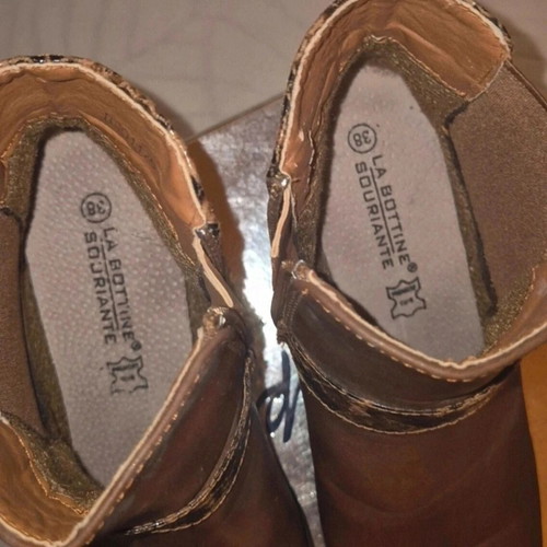 La Bottine Souriante brown ankle boots like new, size 38